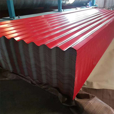 ورق سقف فلزی SGCC / CGCC بام روی از پیش رنگ شده