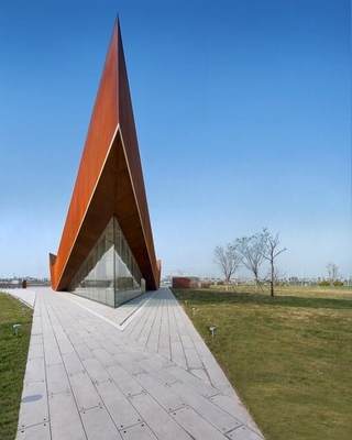 AISI ASTM Weathering Steel Sheet Edge نصب لبه فلزی