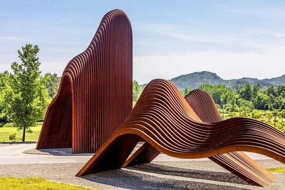 AISI ASTM Weathering Steel Sheet Edge نصب لبه فلزی