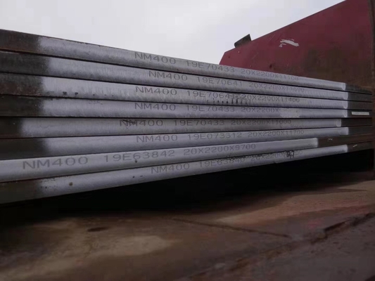 ورق فولادی فولاد کربنی نورد گرم NM500 wear Plates 400 500 450 Steel Slab Plate