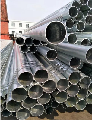 لوله فولادی 5 اینچی GI Dx51d Astm A53 12 فوت مستطیلی لوله فولادی پیش گالوانیزه