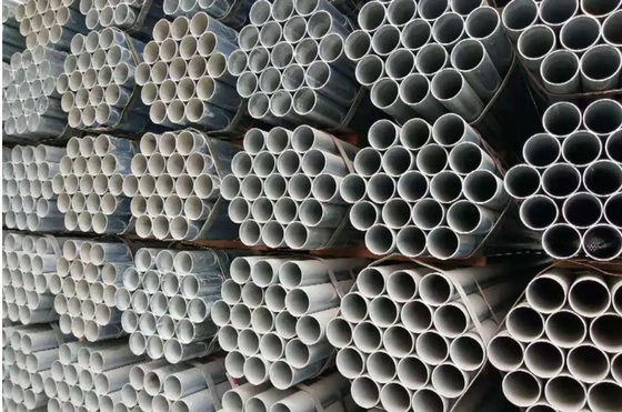 لوله فولادی Q195/Q235/Q345 GI ERW لوله فولادی گالوانیزه داغ