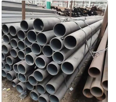 ERW Sch 40 کربن لوله فولادی آهن سیاه برای مصالح ساختمانی
